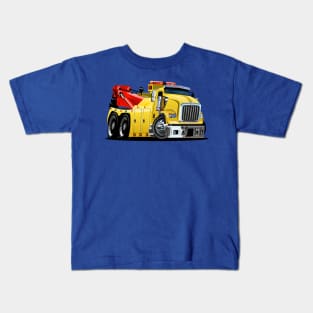 Cartoon tow truck Kids T-Shirt